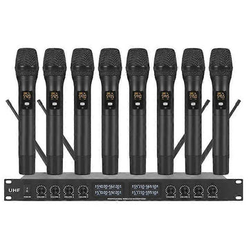 YT8 Wireless 8 Channel UHF Handheld Microphone for Stage Show