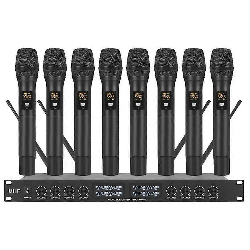 YT8 Wireless 8 Channel UHF Handheld Microphone for Stage Show