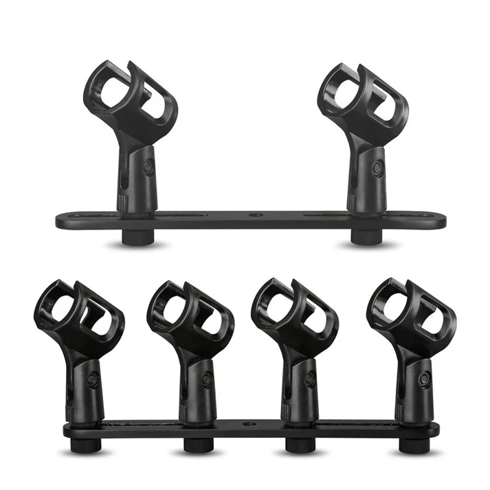 A18 Four-headed Microphone Clip Aluminum Pole Microphone Accessories